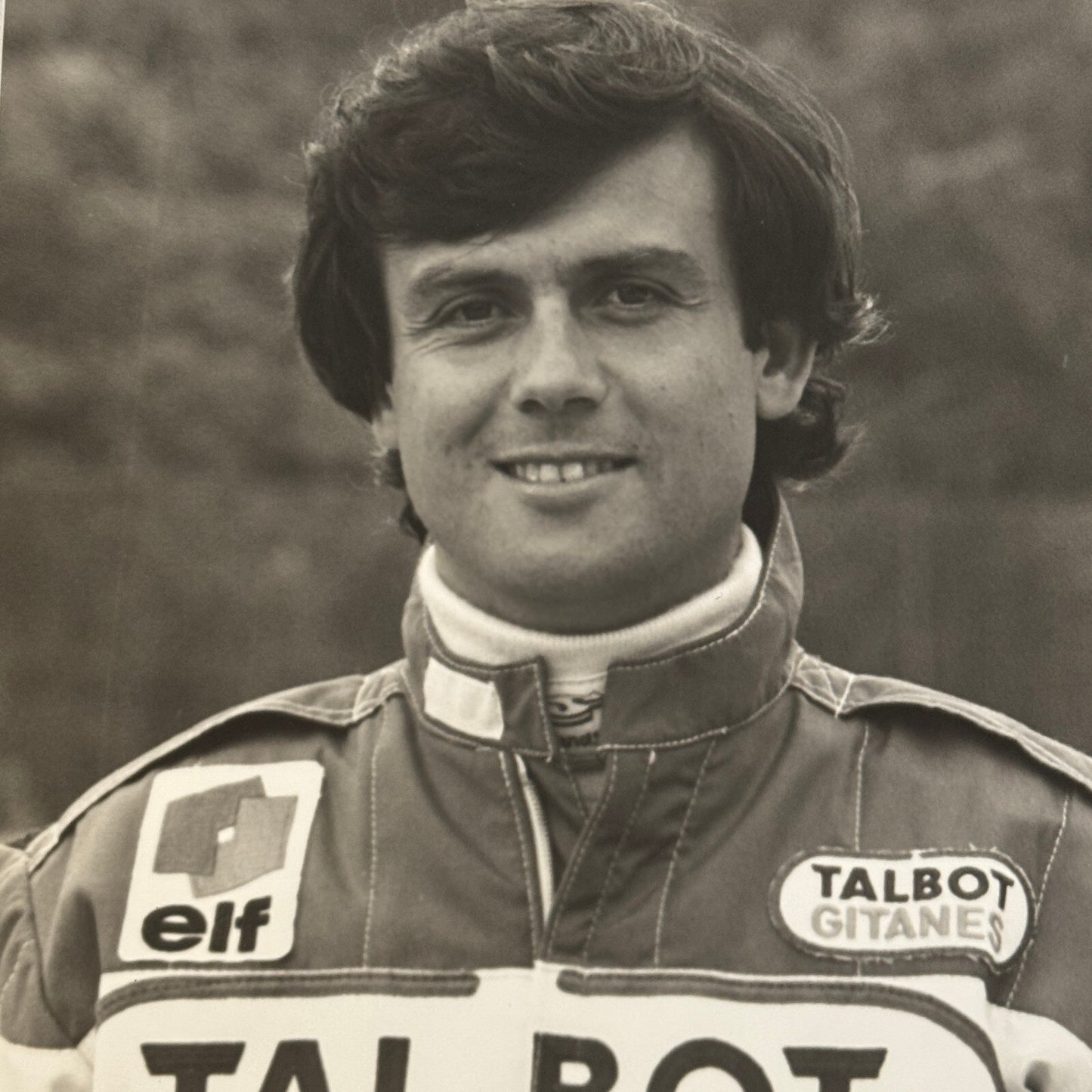 Patrick Tambay Racing Driver Photo Photograph Print ELF Talbot Gitanes