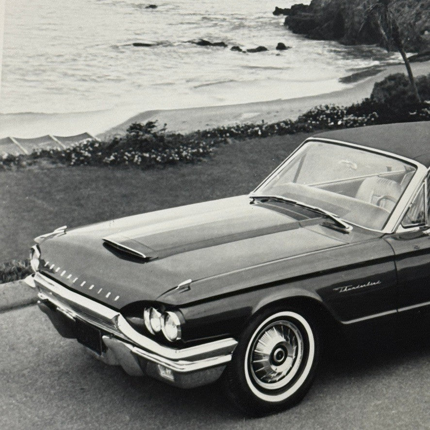 Vintage 1964 Ford Thunderbird Car Automobile Photo Photograph Modern Print