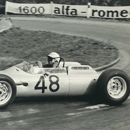 1962 Joakim Bonnier Porsche Racing Car Photo Photograph 