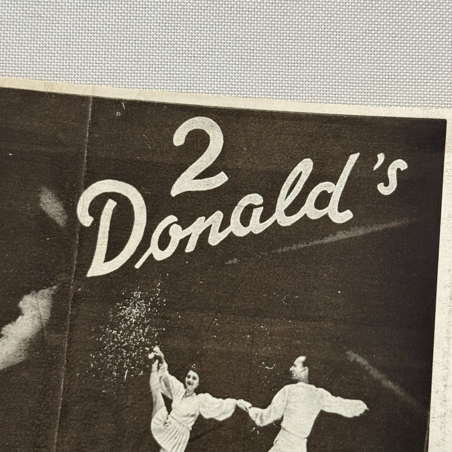 Circus Rollerskating Roller Skate Circus Act Flyer Advertising 2 Donalds