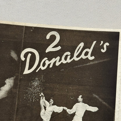 Circus Rollerskating Roller Skate Circus Act Flyer Advertising 2 Donalds
