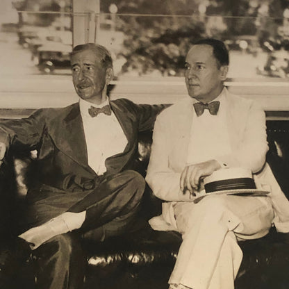 Press Photo Photograph Army Navy Heads Admiral Standley Douglas MacArthur + 1933