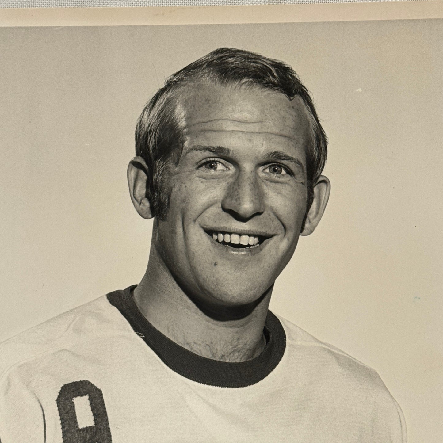 Vintage Hockey Photo Fred Speck Detroit Red Wings Player Photograph