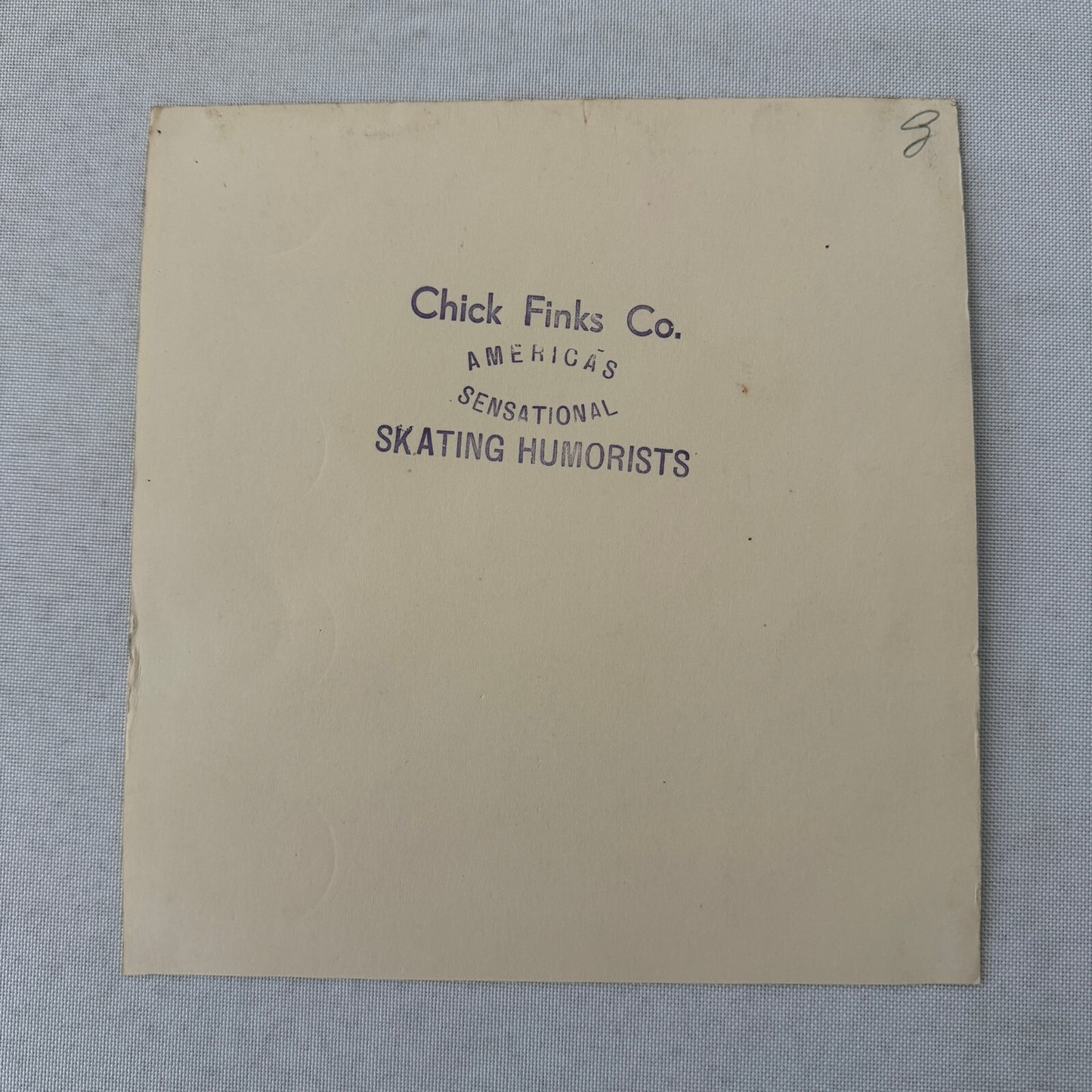 Vintage Circus Rollerskating Roller Skate Act Photo Photograph Chick Finks