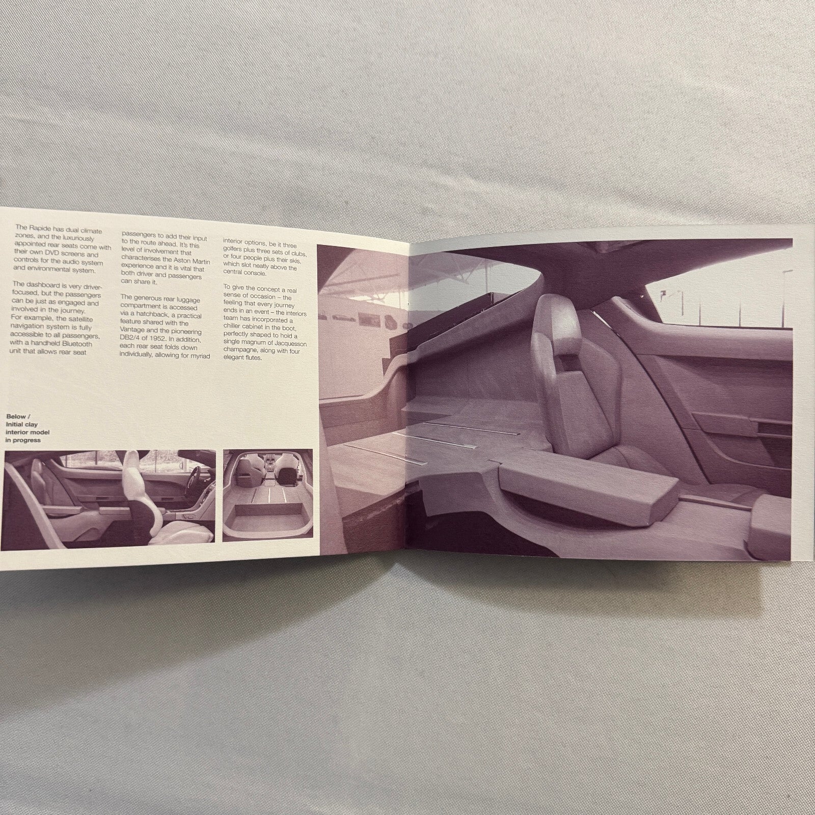 Aston Martin Rapide Car Press Kit Brochure with Photo CD DB9 DBR9 V8 Vantage