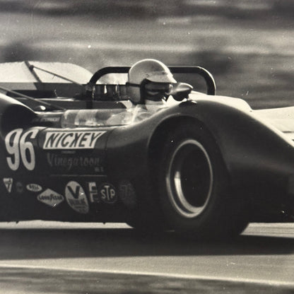 Vintage CanAm Racing Photo Lola T70 Mk IIIB Car Motorsport Can Am Race