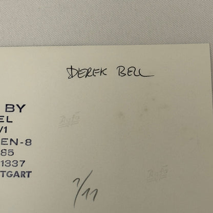 Vintage Racing Photo 1971 Rome Italy F2 Race Derek Bell Driver Motorsport