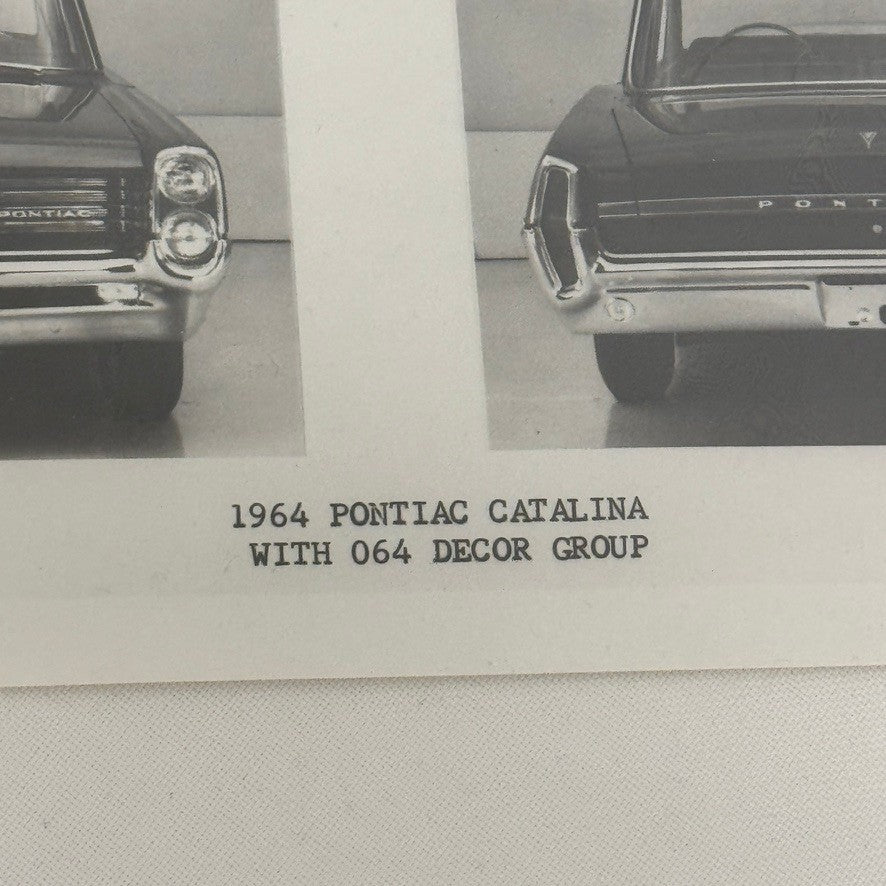 Vintage 1964 Pontiac Catalina Car Automobile Photo Photograph Print