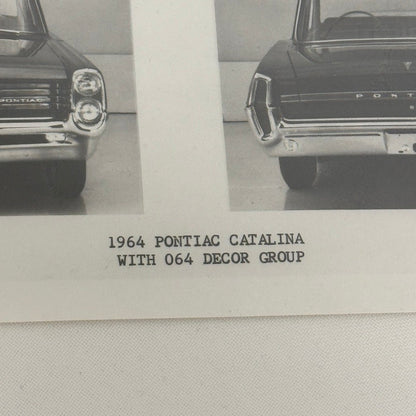 Vintage 1964 Pontiac Catalina Car Automobile Photo Photograph Print