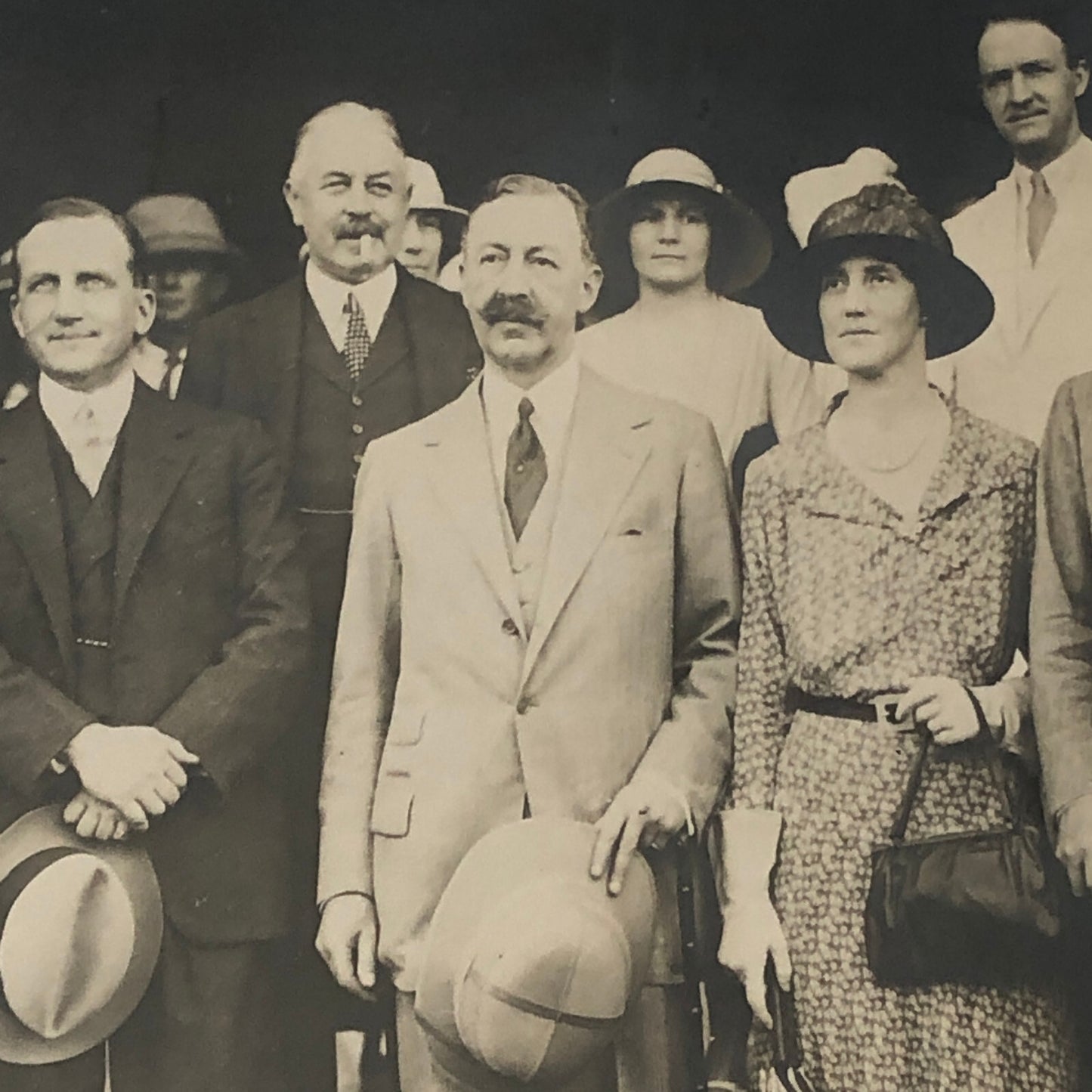 Press Photo Photograph RTC Committee in Bombay 1932 Round Table Conference