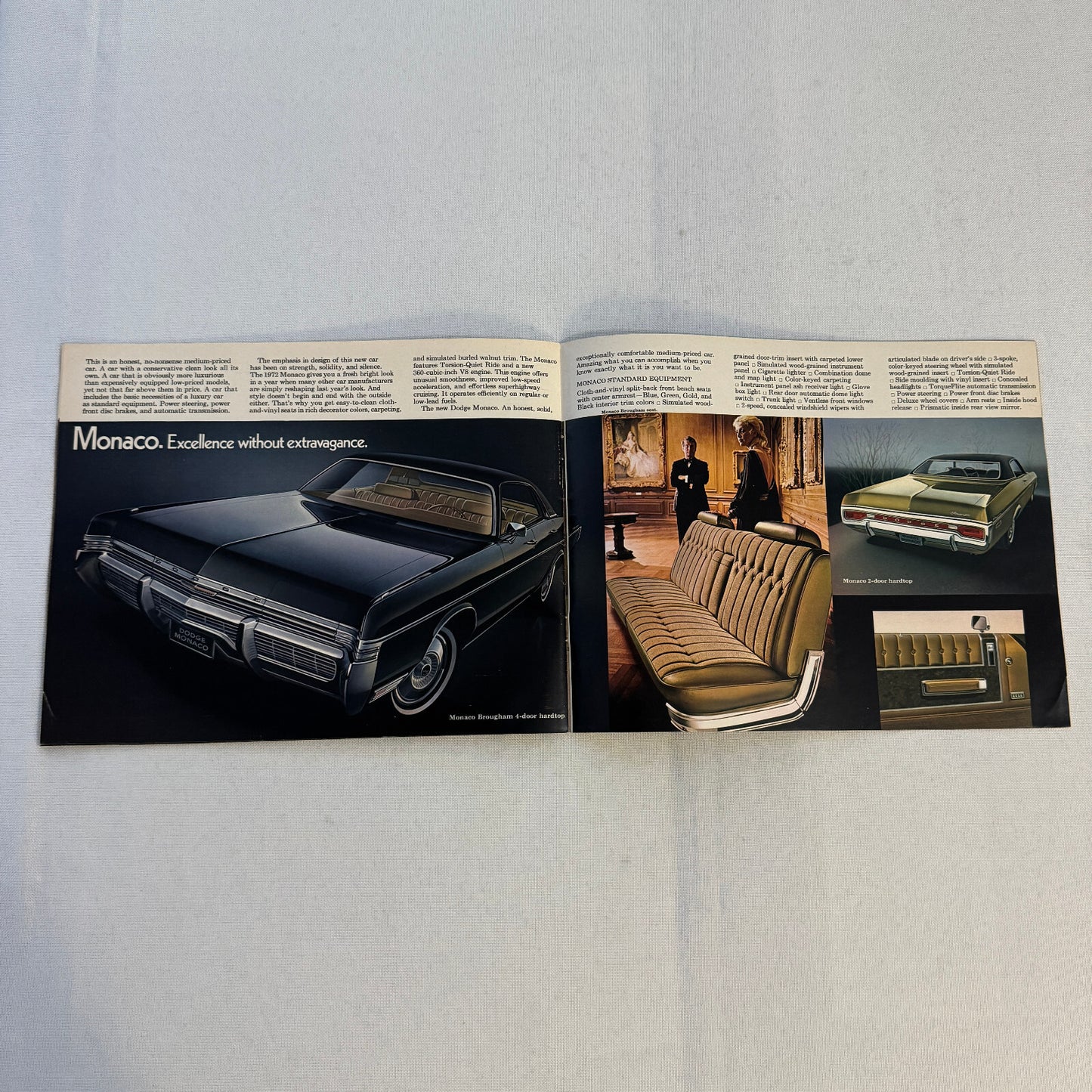 1972 Dodge Car Sales Brochure Catalog Dart Demon Challenger Coronet Charger +