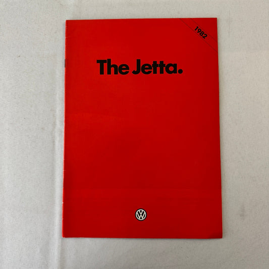1982 Volkswagen Jetta Sales Brochure Catalog Advertising VW Jetta