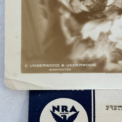 1933 Society Woman Press Photo Photograph Mexican Embassy Washington DC