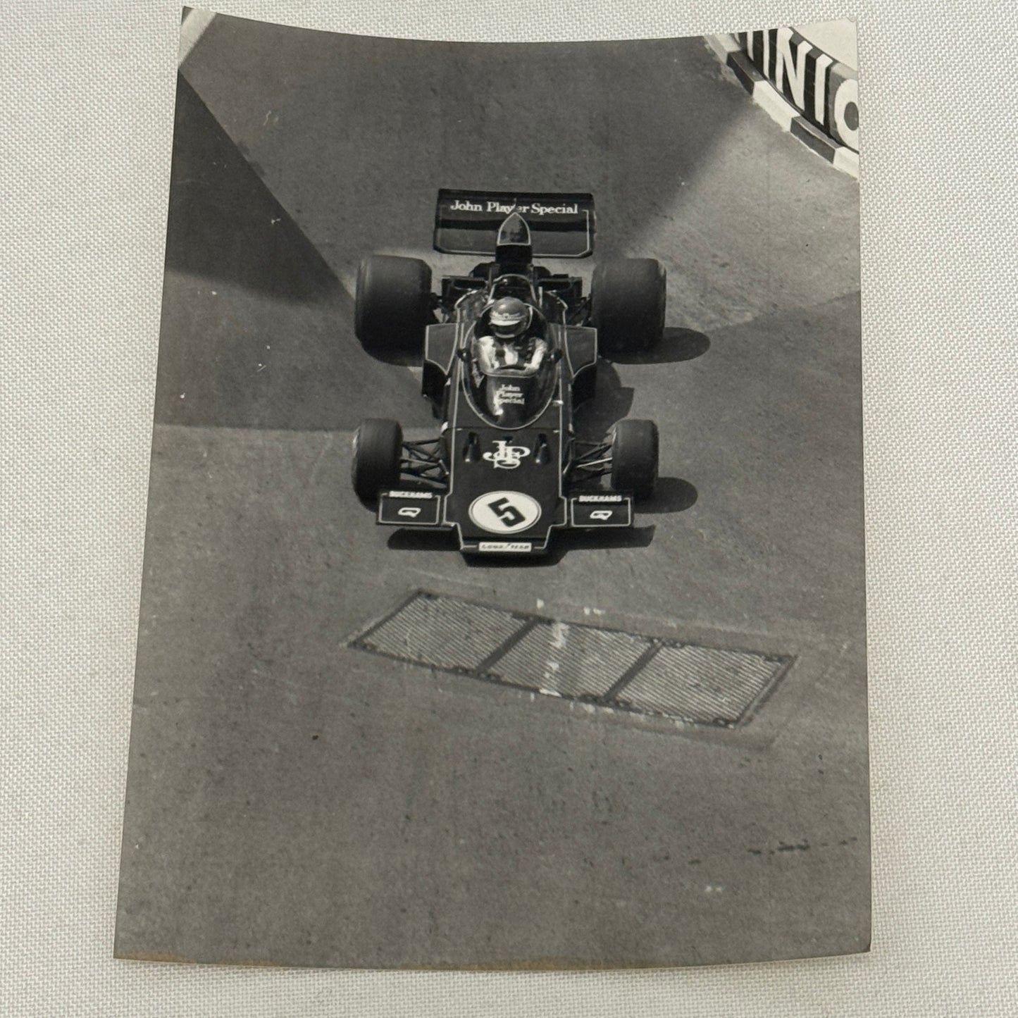 Vintage Racing Photo Lotus Ford 1975 Monaco Grand Prix Race F1 Ronnie Peterson