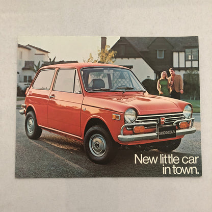 Vintage Honda 600 Sedan Car Sales Brochure Catalog Advertising