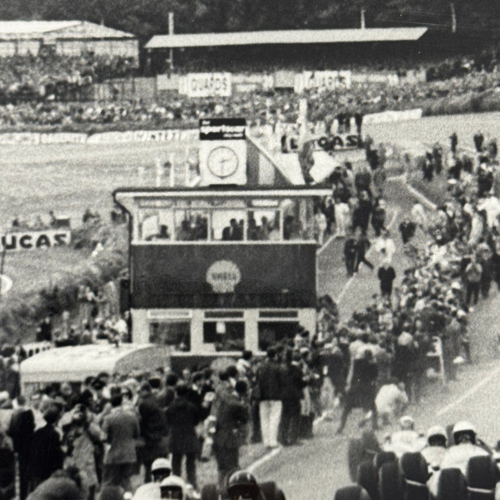 Vintage Grand Prix Car Racing Photo Photograph - Dan Gurney Jim Clark + Cahier 