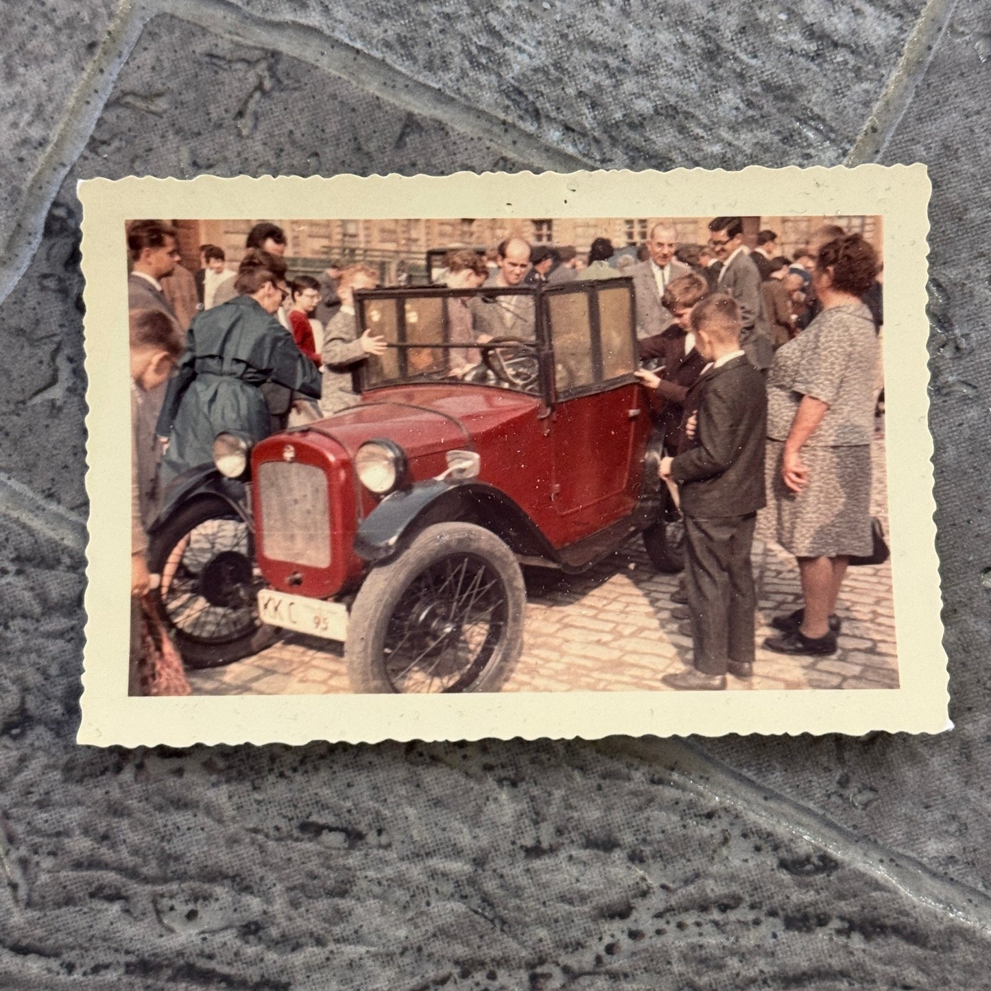 Vintage Austin Seven Chummy Car Photo Photograph Snaphshot Austin Chummy 7