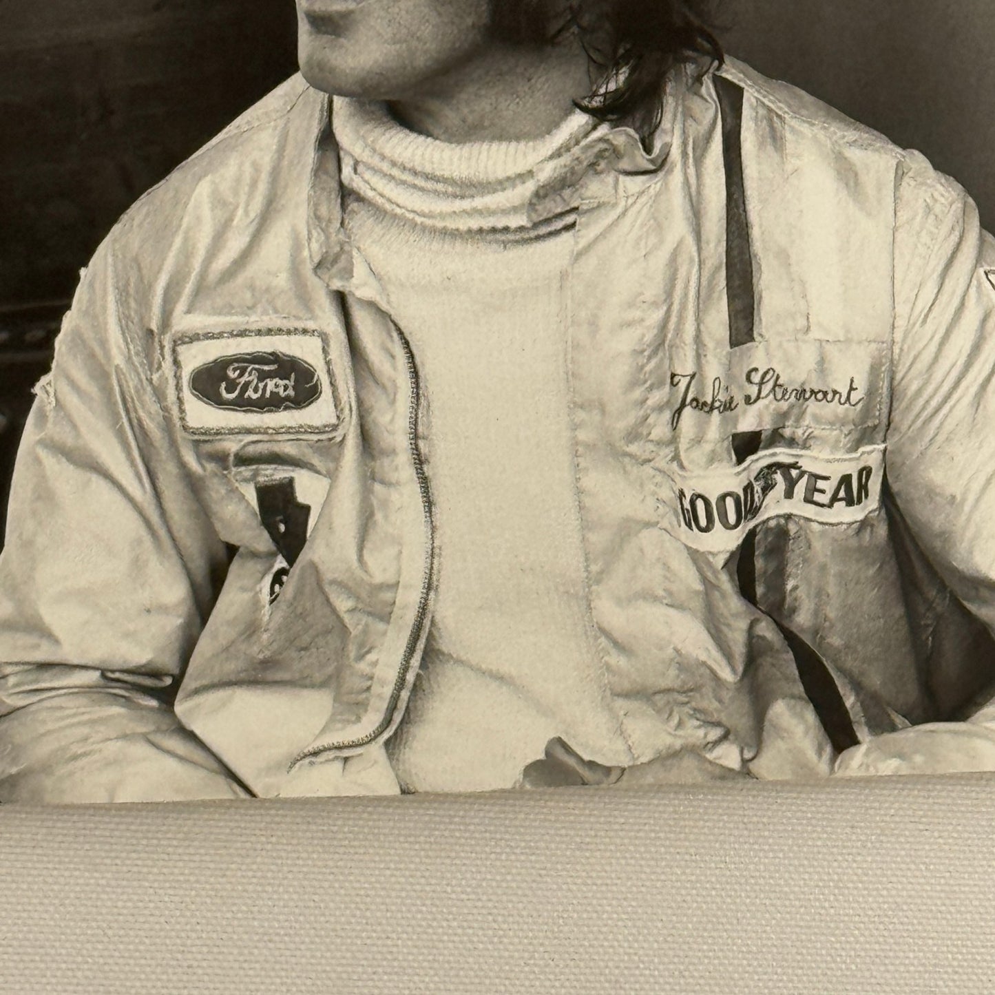 Vintage Racing Photo 1971 German Grand Prix Race Jackie Stewart Motorsport