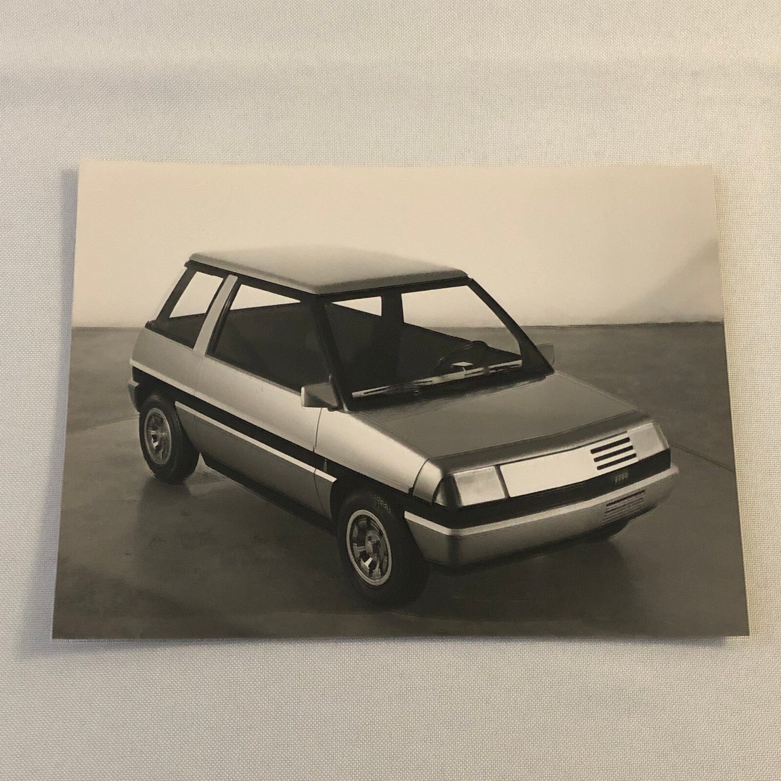 Vintage 1978 Pininfarina Fiat ECOS Concept Car Automobile Photo Lot of 7