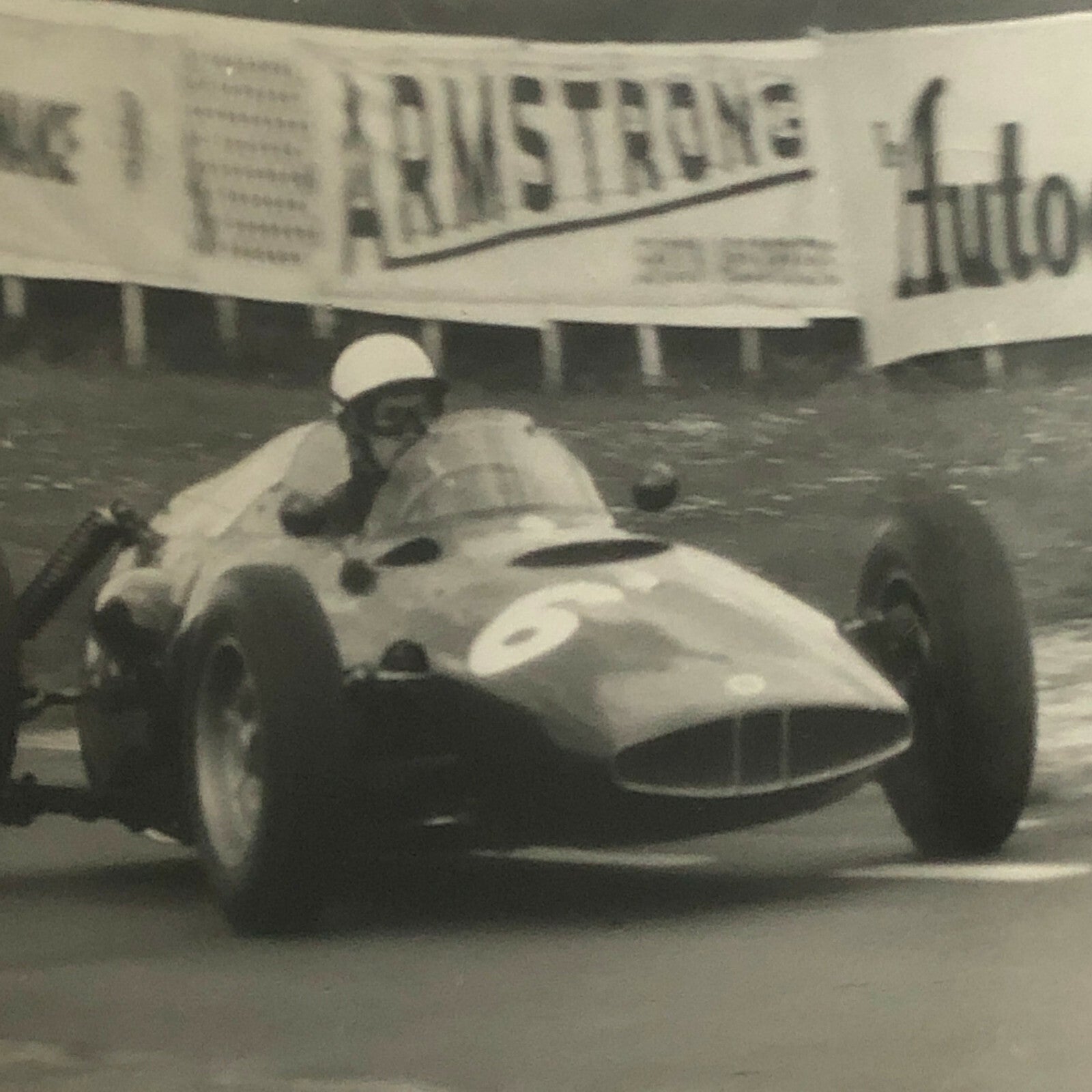 Vintage Racing Car Photo Photograph Print - Grand Prix ? 