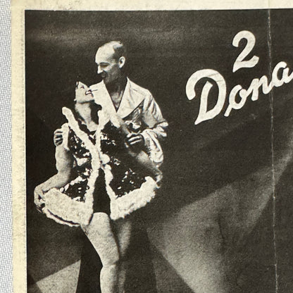 Circus Rollerskating Roller Skate Circus Act Flyer Advertising 2 Donalds