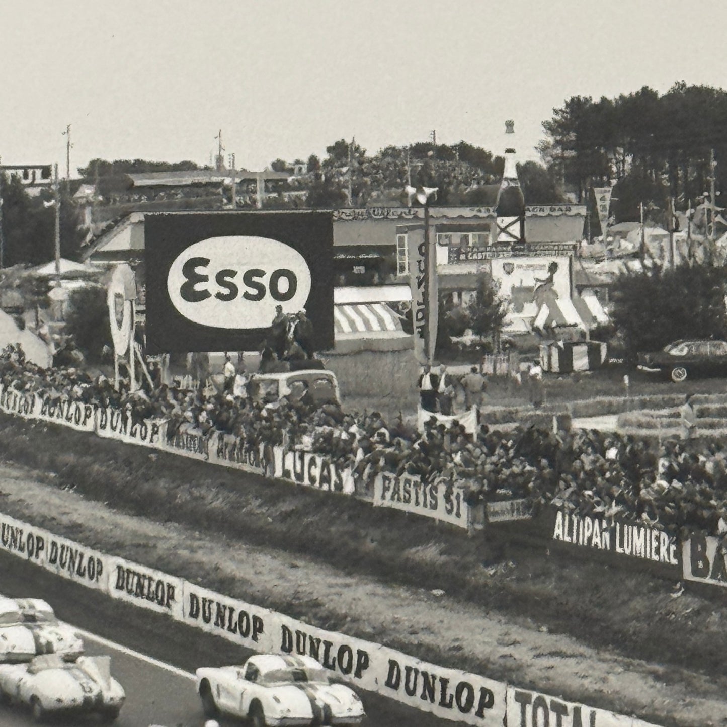 1960 LeMans Racing Photo Photograph Vintage Image Modern Print