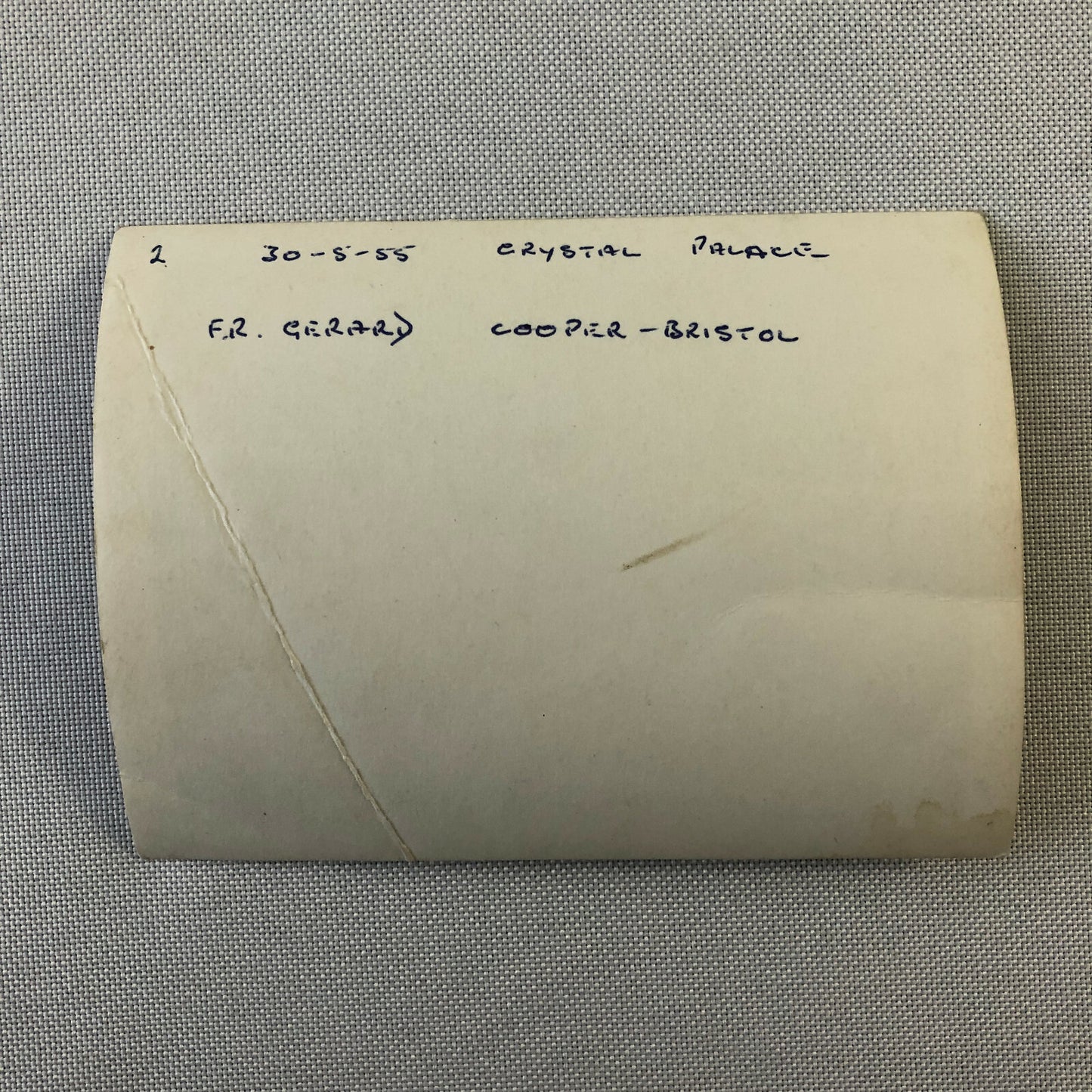 Vintage Car Racing Photo Photograph - Crystal Palace Cooper Bristol Car 