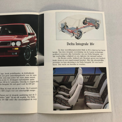 Lancia Delta Car Sales Brochure Catalog German HF Turbo Delta Integrale GTi