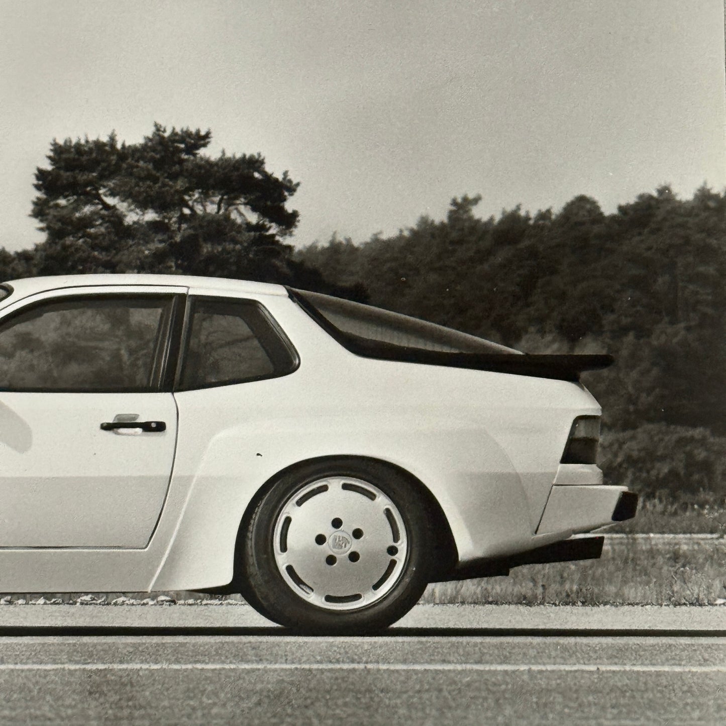 Porsche 924 GTS Factory Press Photo Photograph Vintage