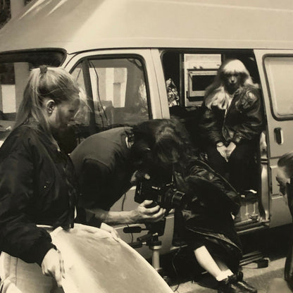 Ford Transit Van Press Photo Photograph Print - Model Amanda Masters Photo Shoot