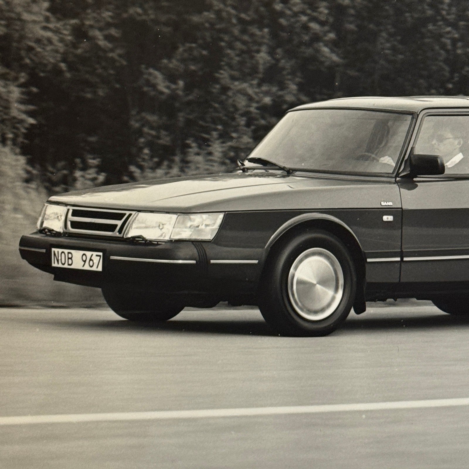 1989 Saab 900i Car Automobile Factory Photo Photograph Print Vintage Saab 900 i