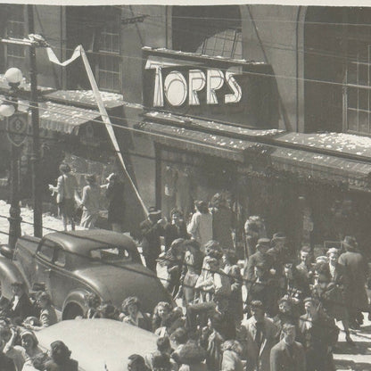 Vintage VE Day Celebration New York Times Square Photo Photograph Modern Print