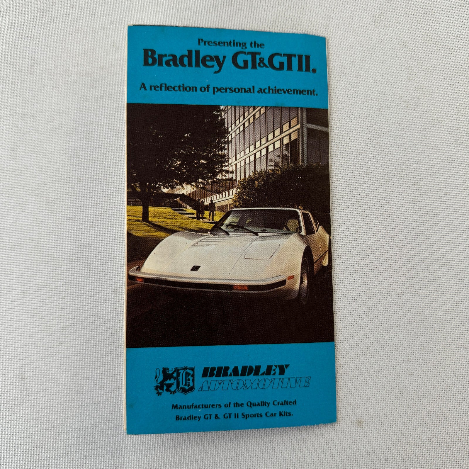 Bradley GT GTII Sports Car Brochure Request Envelope Mailer Advertising