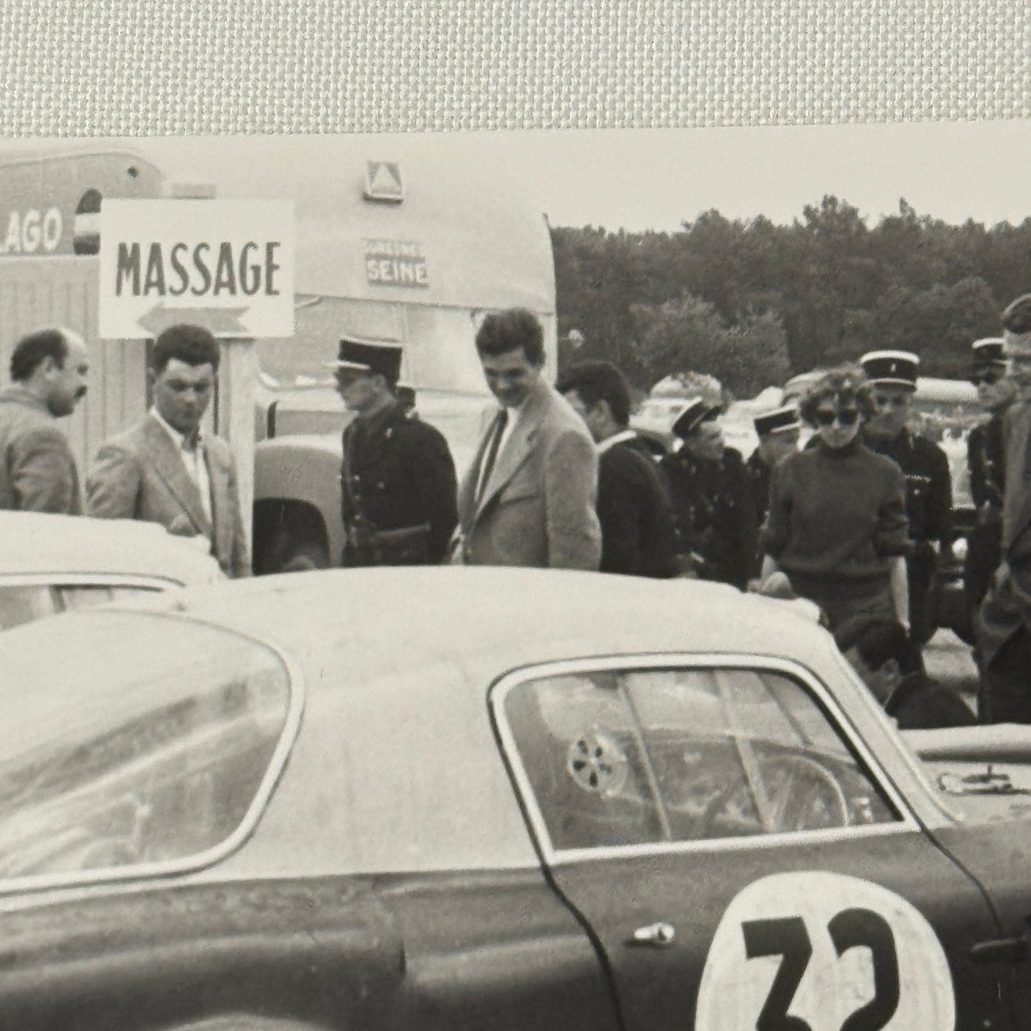 Lancia D20 LeMans 1953 Racing Photo Photograph Vintage Image Modern Print
