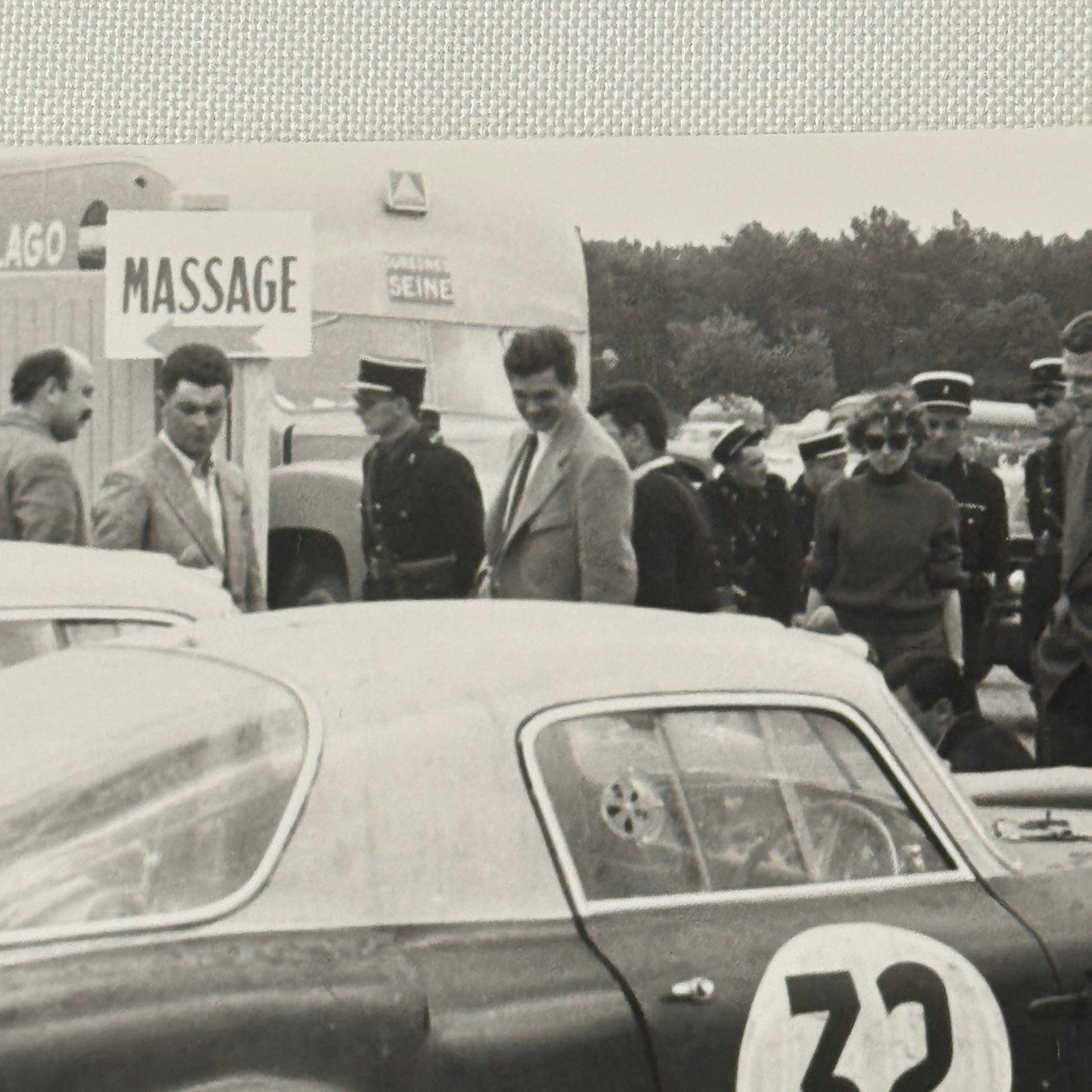 Lancia D20 LeMans 1953 Racing Photo Photograph Vintage Image Modern Print