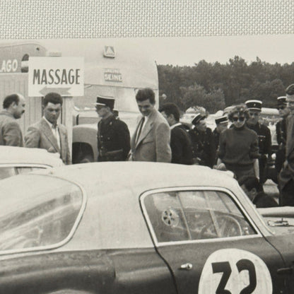 Lancia D20 LeMans 1953 Racing Photo Photograph Vintage Image Modern Print
