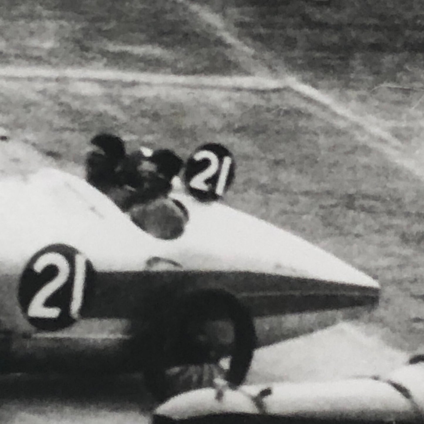 Vintage Car Racing Photo Photograph Charron Laycock AC - Modern Era Print 