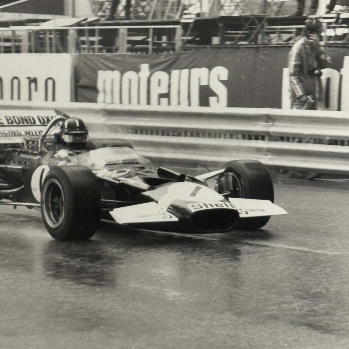 Vintage Racing Photo Lotus Ford 1970 Monaco Grand Prix Race F1 Graham Hill
