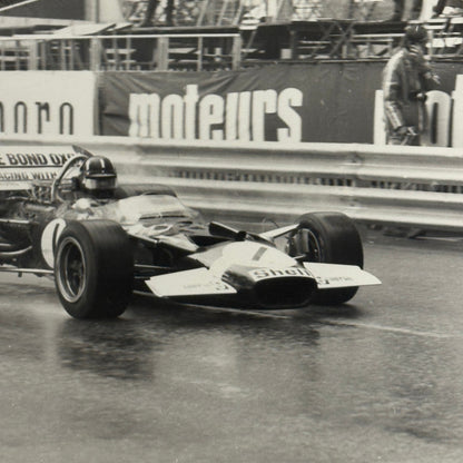 Vintage Racing Photo Lotus Ford 1970 Monaco Grand Prix Race F1 Graham Hill