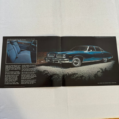 1974 Pontiac LeMans Car Sales Brochure Catalog Advertising