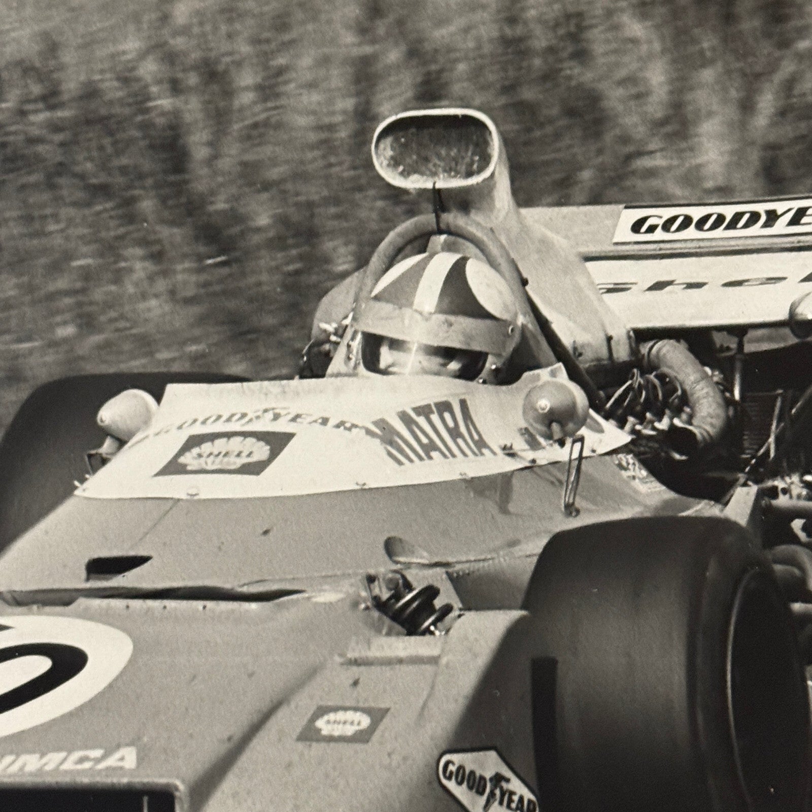 Matra Simca Racing Car Press Photo Photograph Print Vintage DPPI