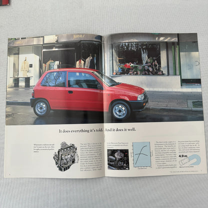 Suzuki Alto Car Press Kit Brochure Catalog Photos European