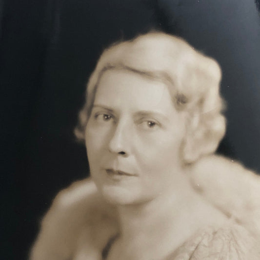 Press Photo Photograph Society Woman Wife of Solicitor General 1933 JC Biggs