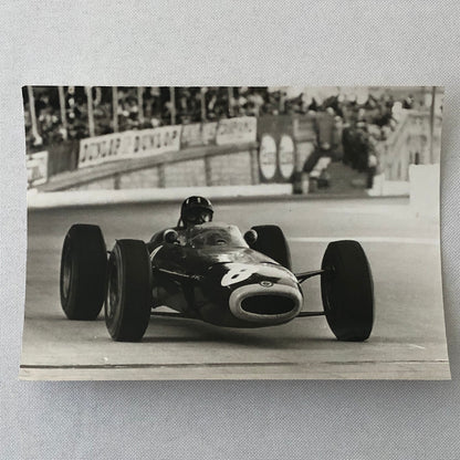 Vintage Racing Press Photo Photograph Graham Hill BRM Car 1964 Monaco Grand Prix
