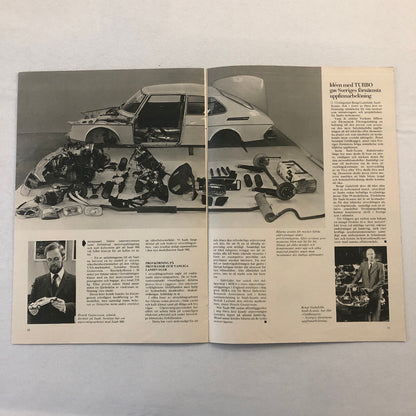 1979 Saab Sales Brochure Magazine 99 900 Turbo Lancia A112 SWEDISH TEXT
