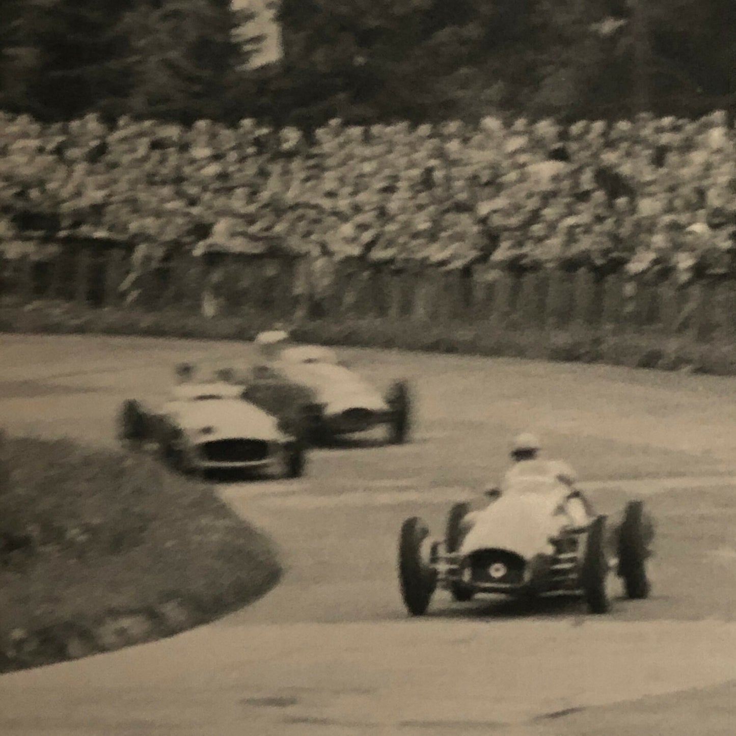 Vintage Grand Prix Racing Car Driver Photo Photograph Print 