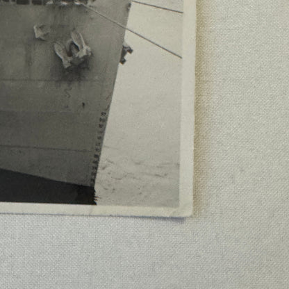 Vintage Ship Boat Photo Photograph Print Aircraft Carrier Empire MacDermott