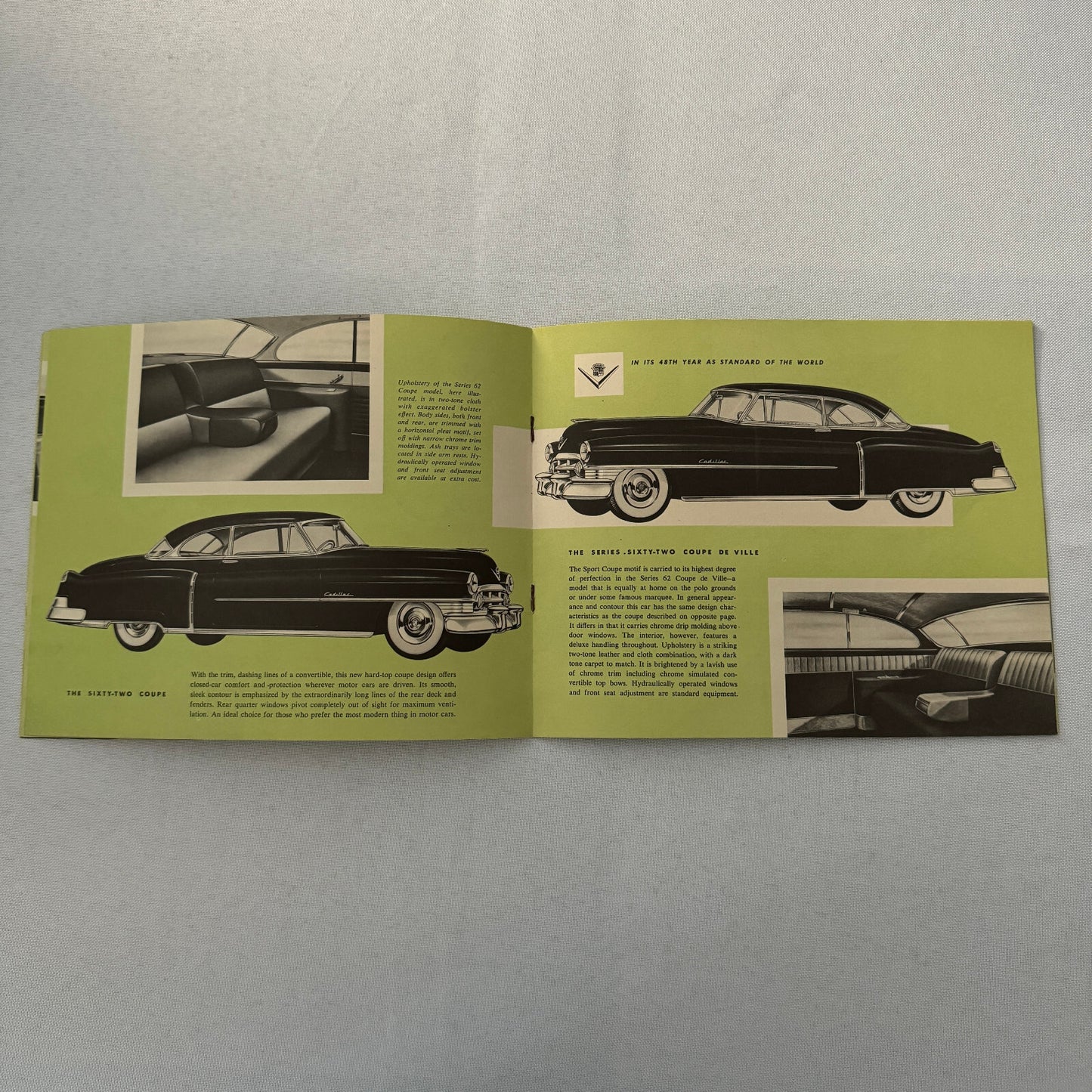 1950 Cadillac Sales Brochure Catalog Sixty One Sixty Two Coupe de Ville Special