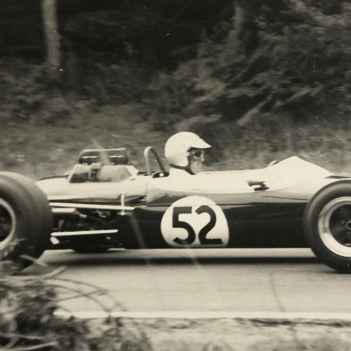 Vintage Racing Photo Photograph Print Denny Hulme Repco Brabham Ford Car