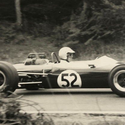 Vintage Racing Photo Photograph Print Denny Hulme Repco Brabham Ford Car